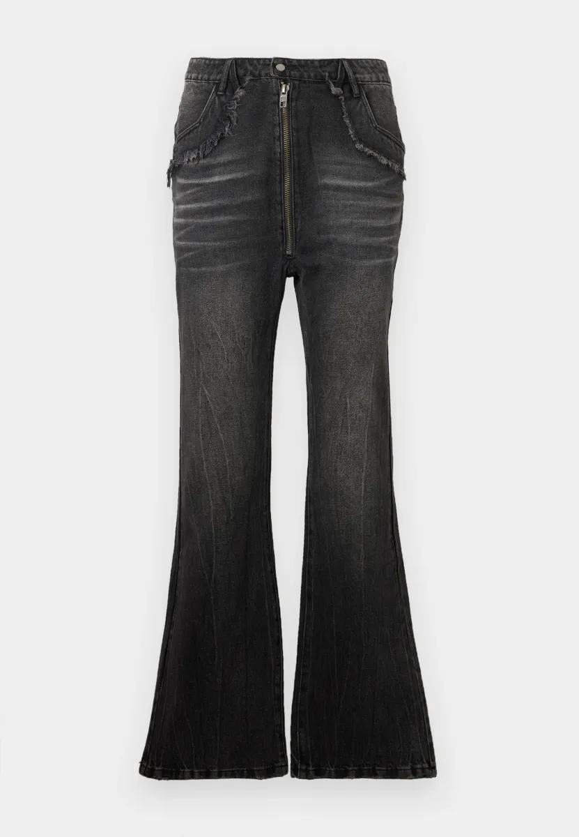 SAILOR FLARED JEANS UNISEX - Flared Jeans - black