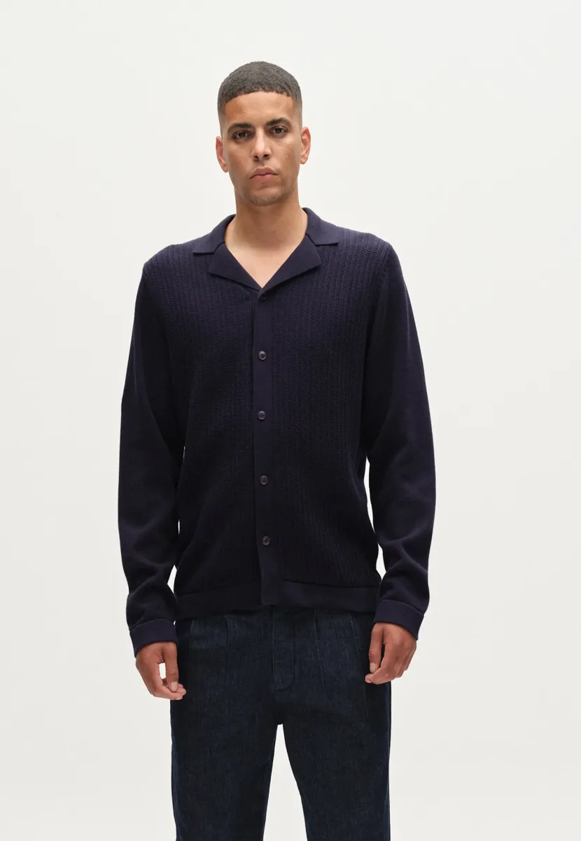 SAKAI WONG - Hemd - navy