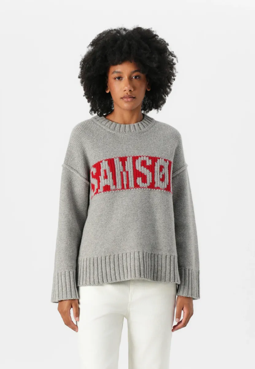 SAKEIKU  - Strickpullover - grey