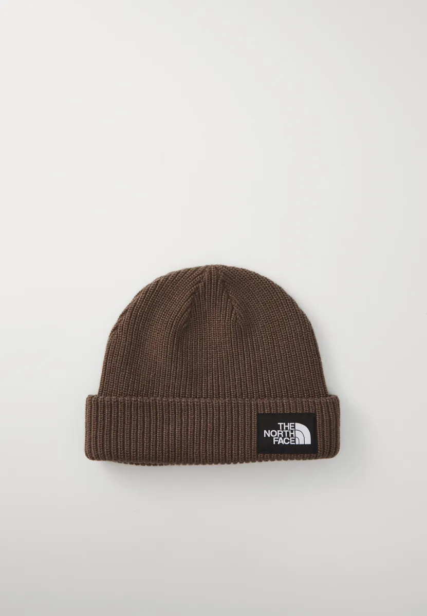 SALTY LINED BEANIE - Mütze - smokey brown