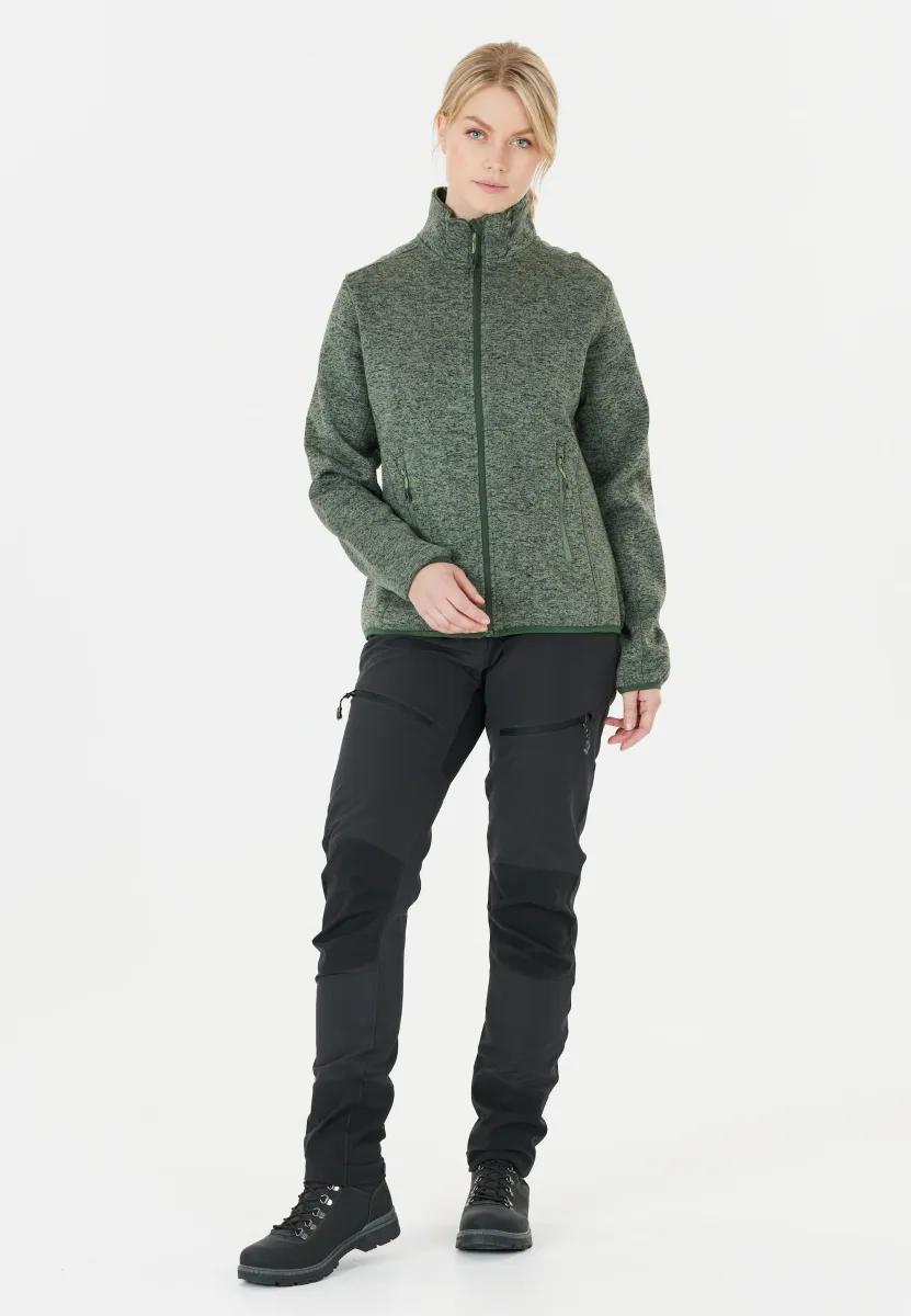 SAMANI W MELANGE - Trainingsjacke - agave green
