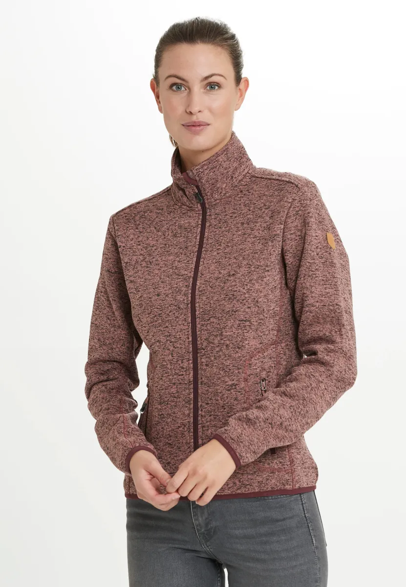 SAMANI W MELANGE - Trainingsjacke - light mahogany