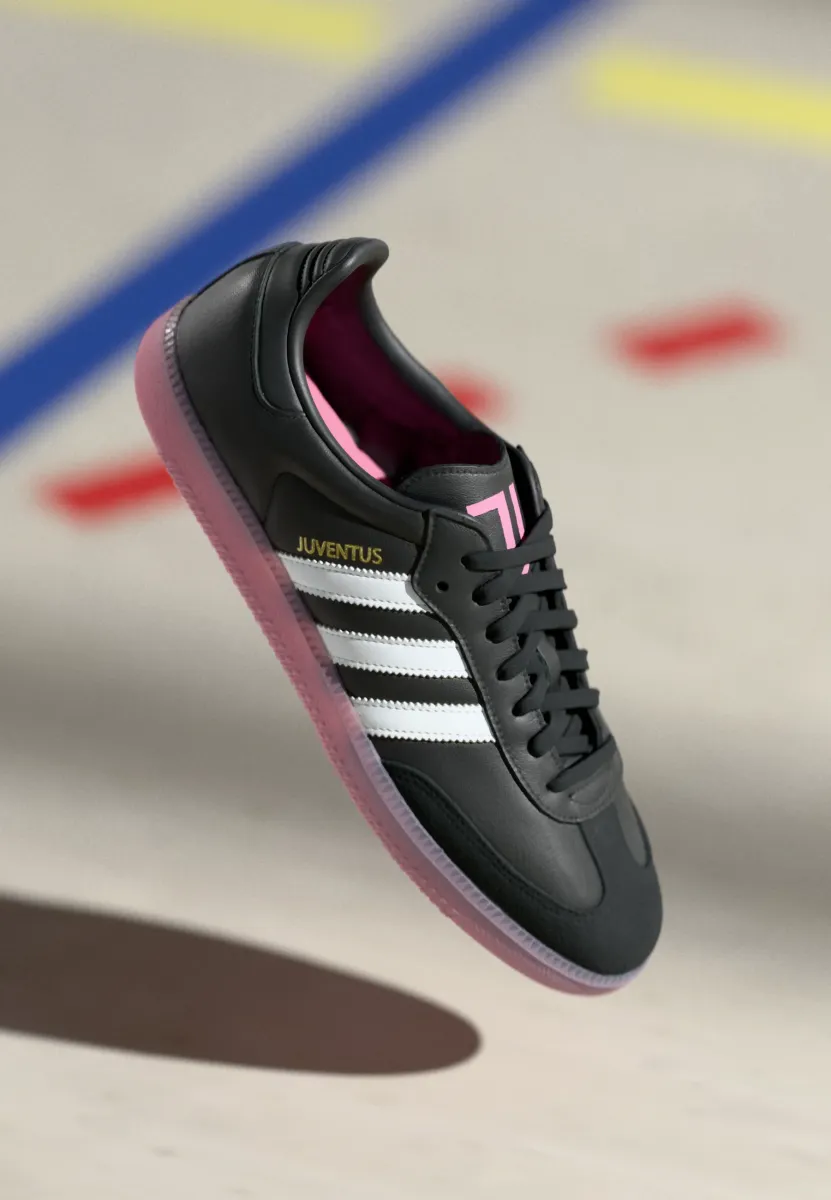 SAMBA LICENSED - Indoor-Fußballschuhe - core black/footwear white/bliss pink