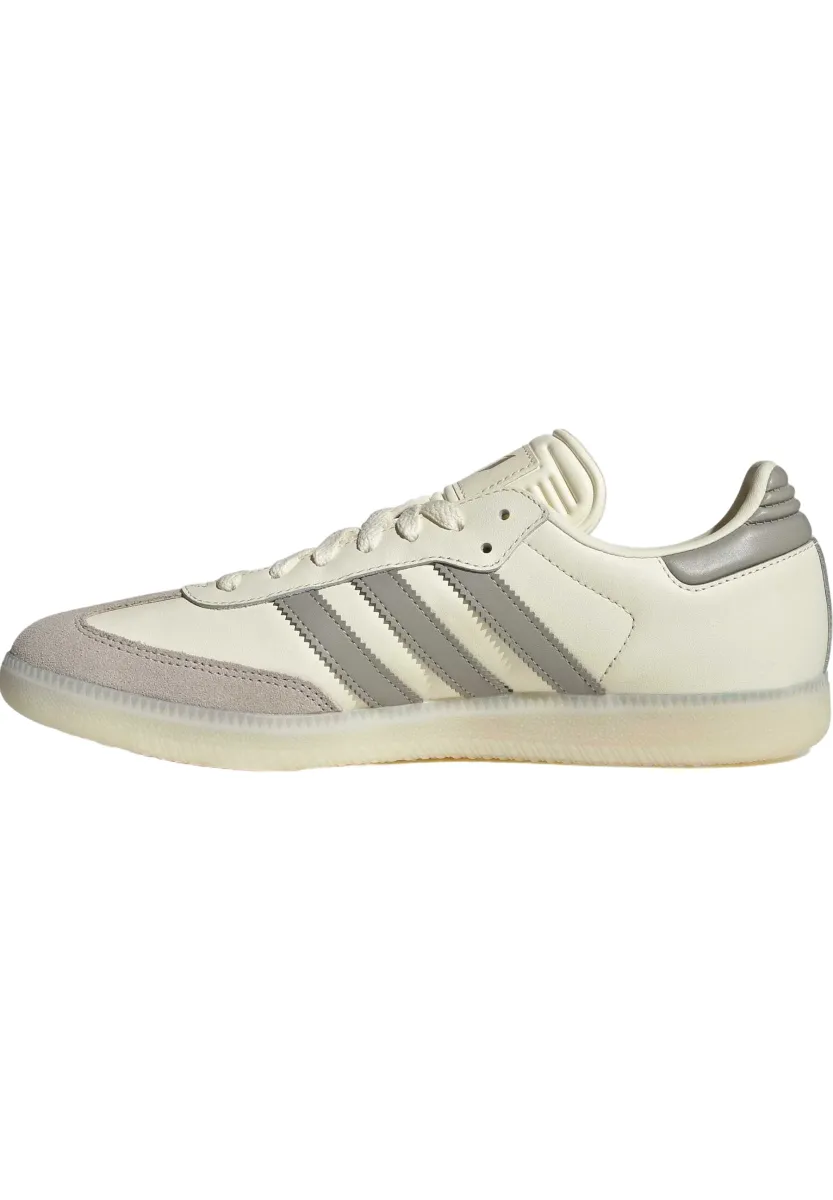 SAMBA MESSI - Trainingsschuh - cream white   light brown   gold metallic