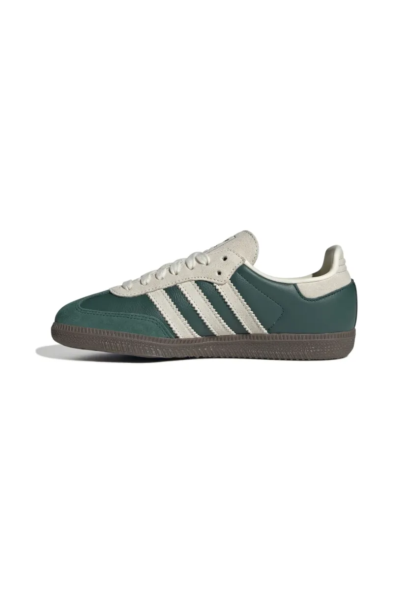 SAMBA OG KIDS - Sneaker low - collegiate green cream white gum