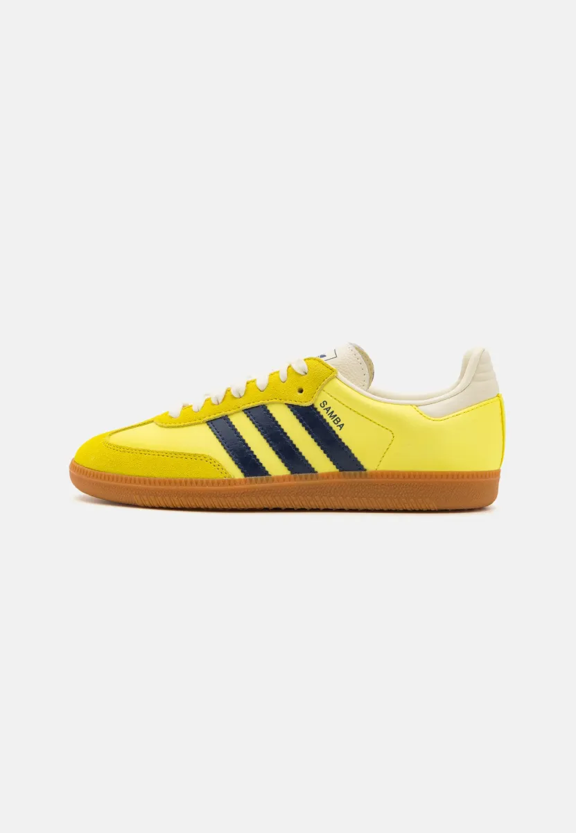 SAMBA OG - Sneaker low - shock yellow/night indigo/cream white