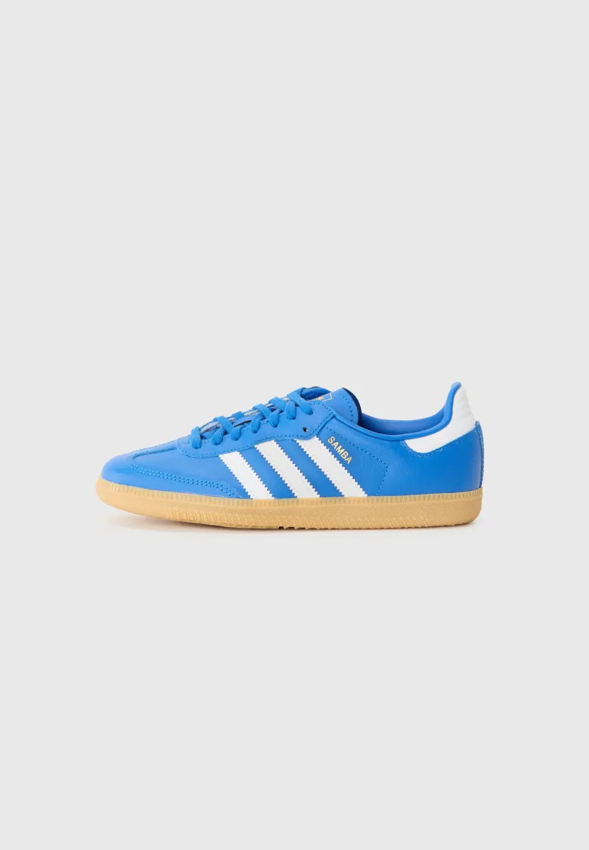 SAMBA OG UNISEX - Sneaker low - blue/white/gum