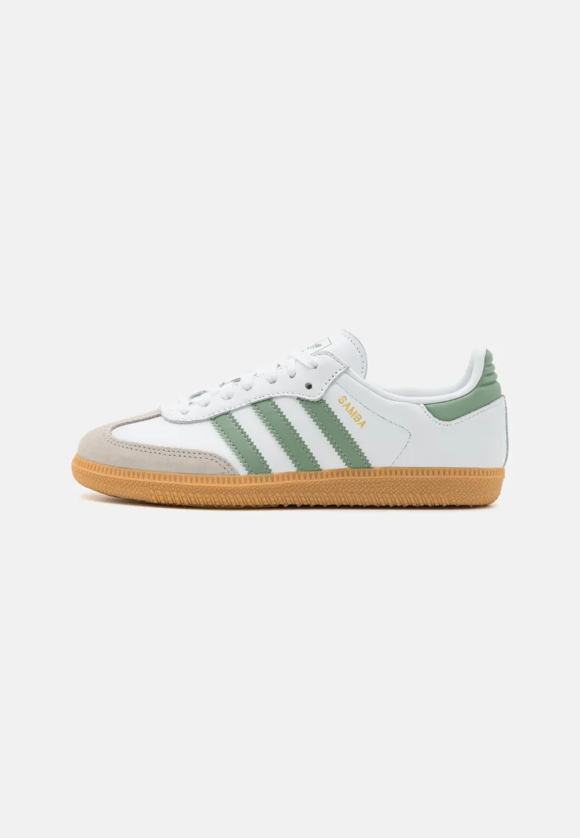 SAMBA OG UNISEX - Sneaker low - cloud white/silver green