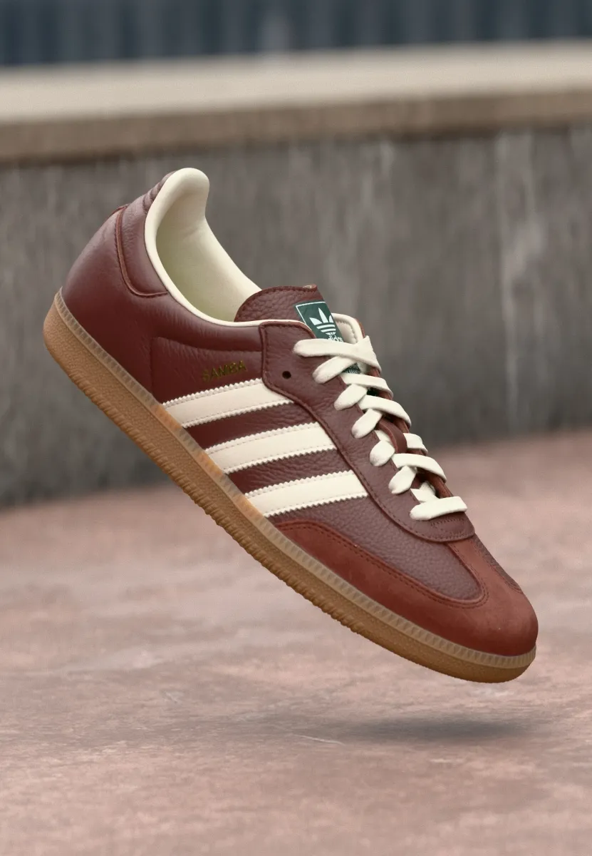 SAMBA OG UNISEX - Sneaker low - fox brown/off white