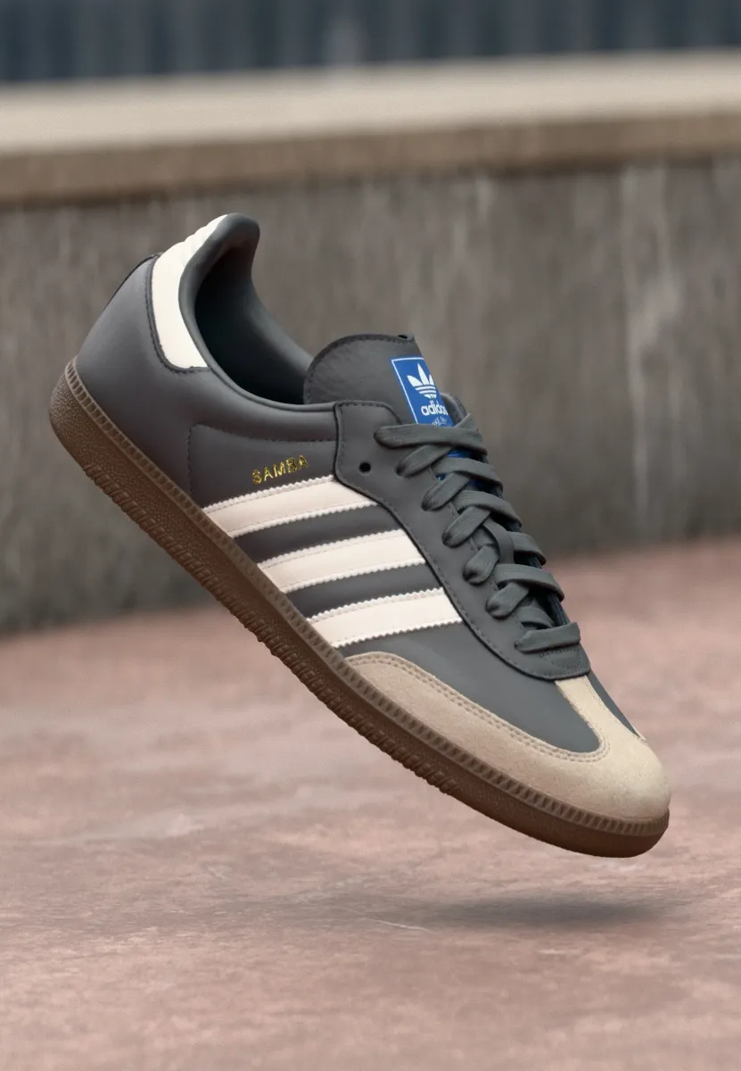 SAMBA OG UNISEX - Sneaker low - grey five/core white