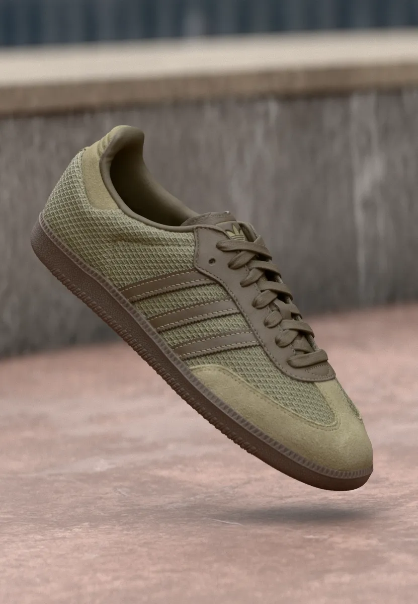 SAMBA OG UNISEX - Sneaker low - orbit green/cargo brown