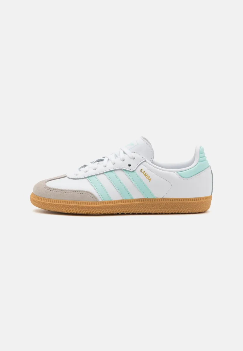 SAMBA OG UNISEX - Sneaker low - white/aqua