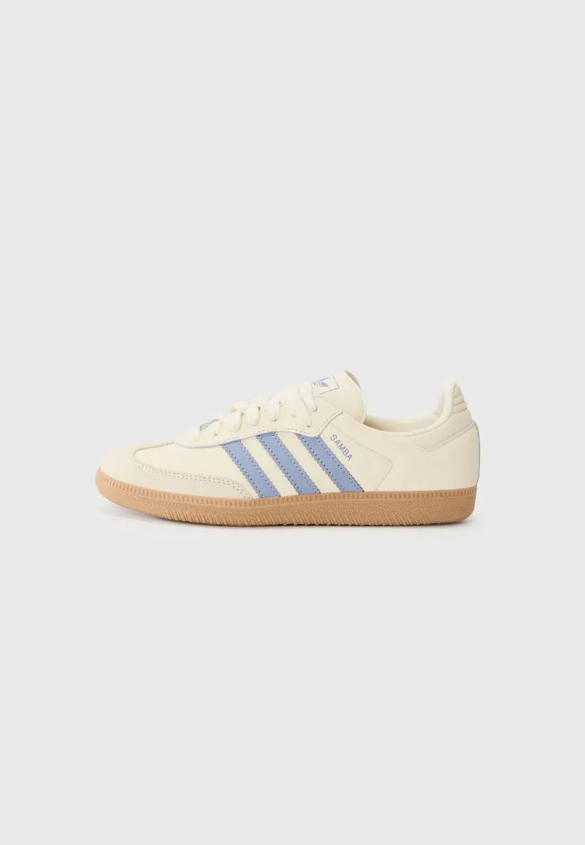 SAMBA  - Sneaker low - cream white/silver violet/gum