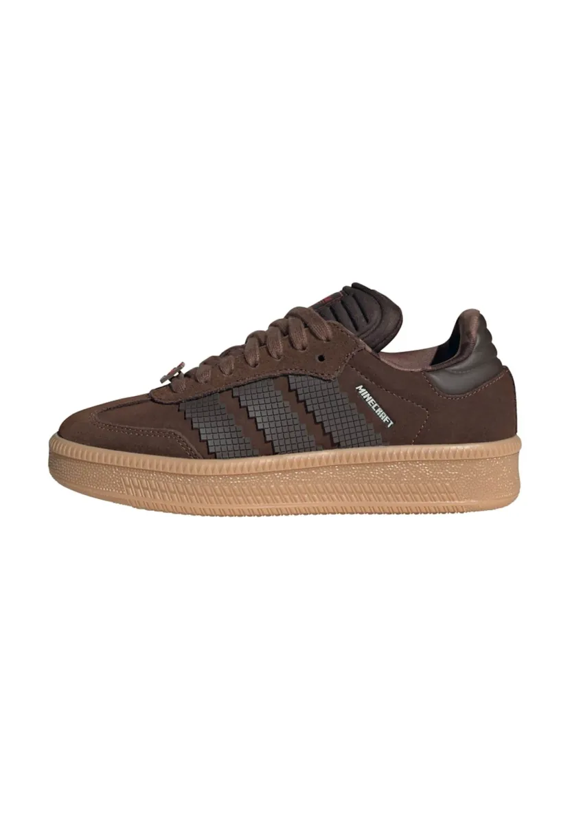 SAMBA XLG MINECRAFT   - Sneaker low - brown   dark brown   trace brown