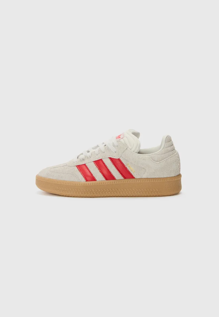 SAMBA XLG UNISEX - Sneaker low - grey one/better scarlet/gum