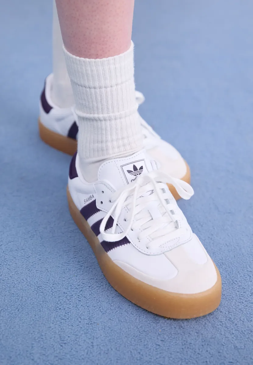 SAMBAE - Sneaker low - white/off white/aurora plum