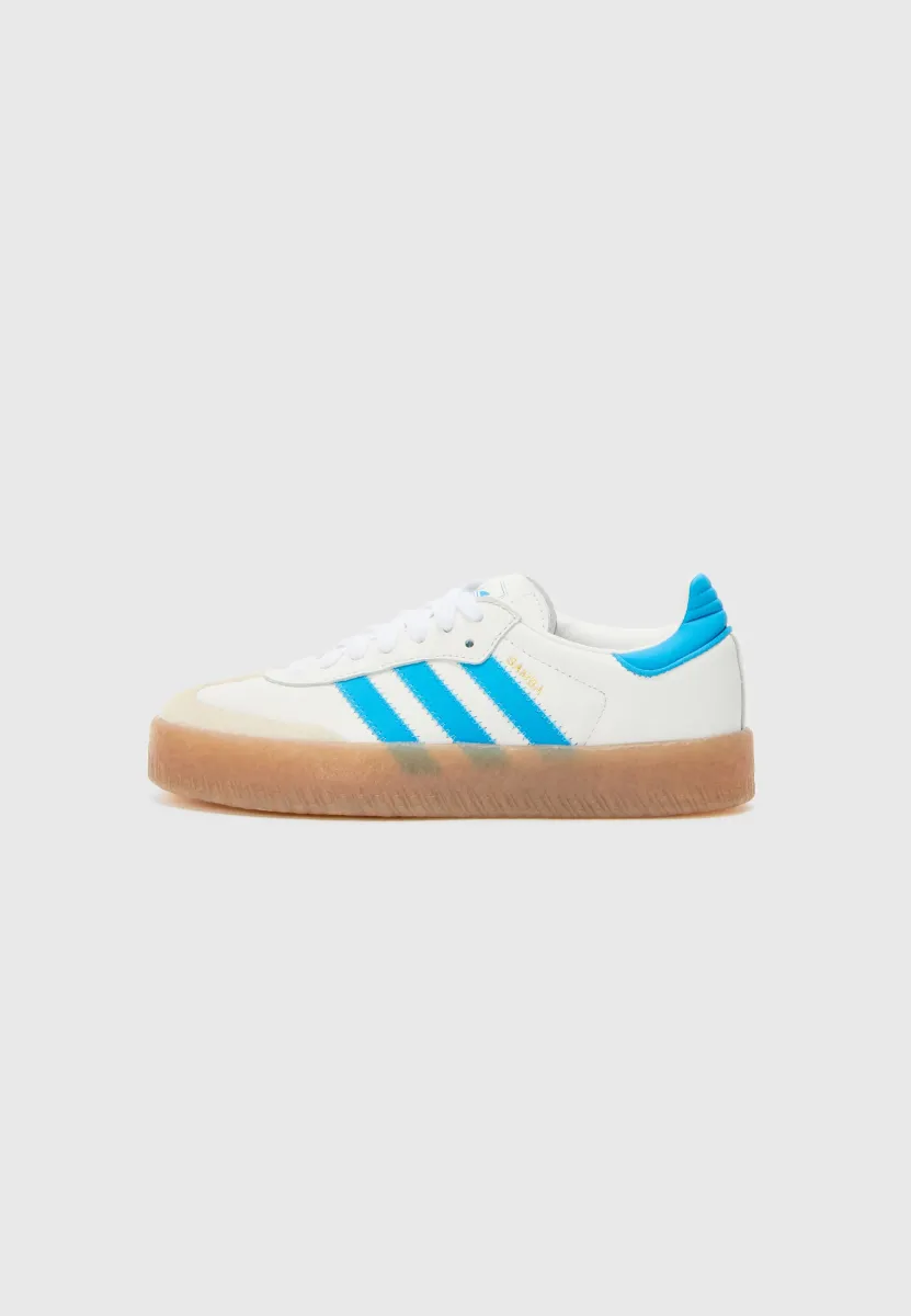 SAMBAE UNISEX  - Sneaker low - ftwr white/bright blue/gold met.