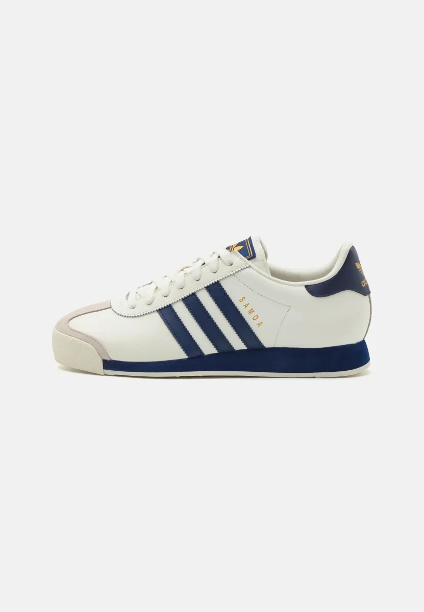 SAMOA UNISEX - Sneaker low - off white/dark blue/gold metallic