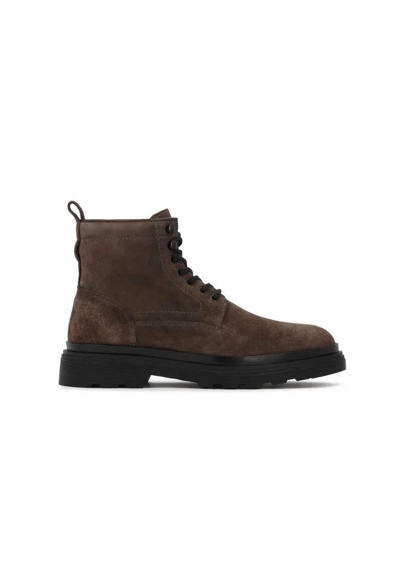 SAMUELO - Schnürstiefelette - taupe