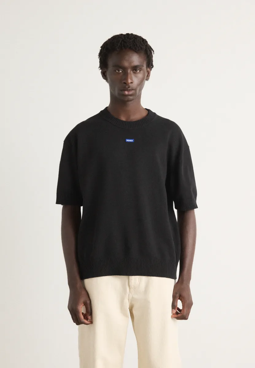 SAN CARSON - Strickpullover - black