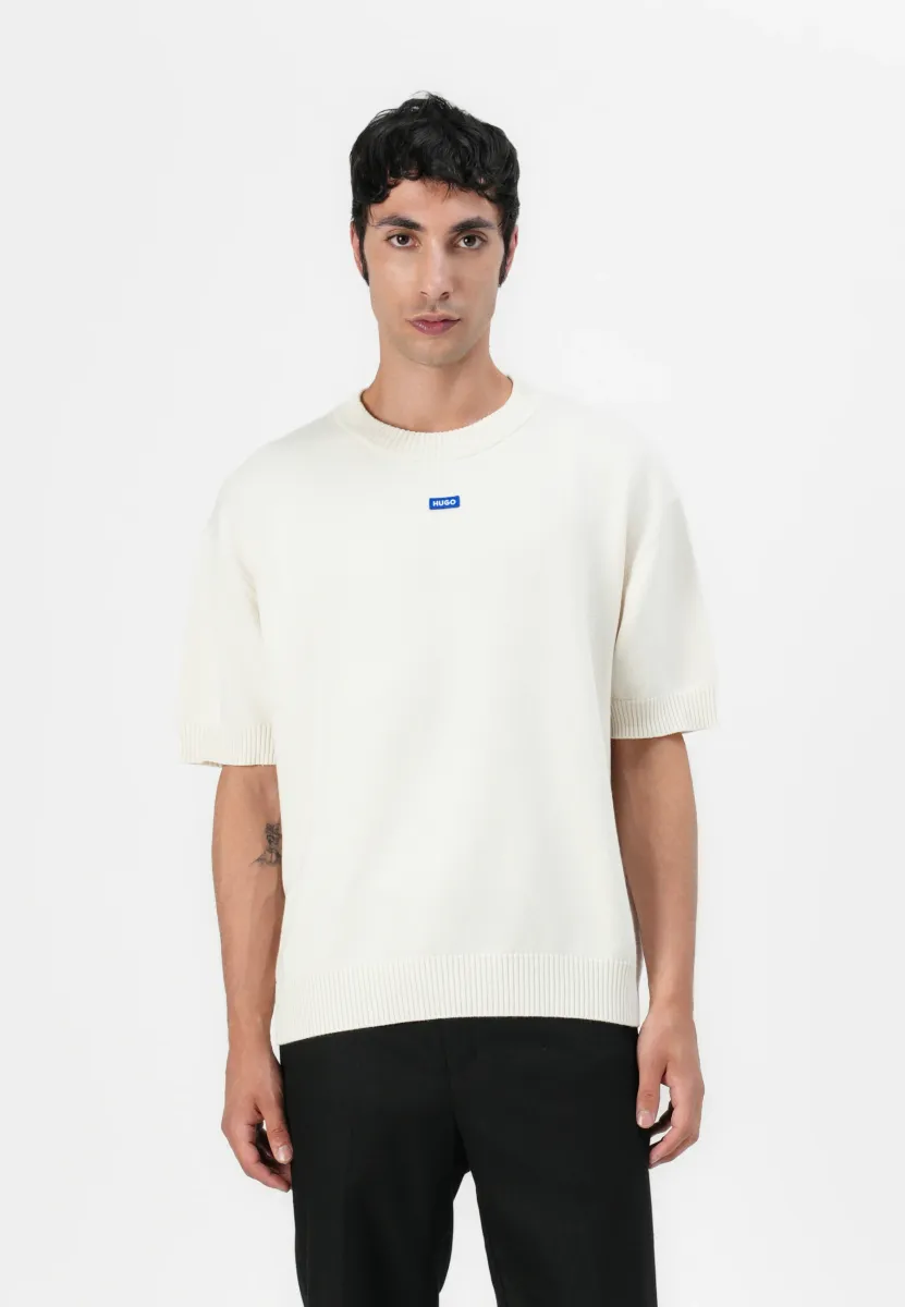 SAN CARSON - Strickpullover - open white