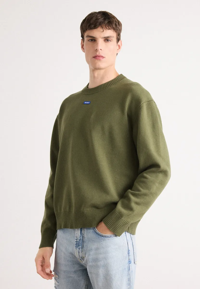 SAN CASEY - Strickpullover - open green