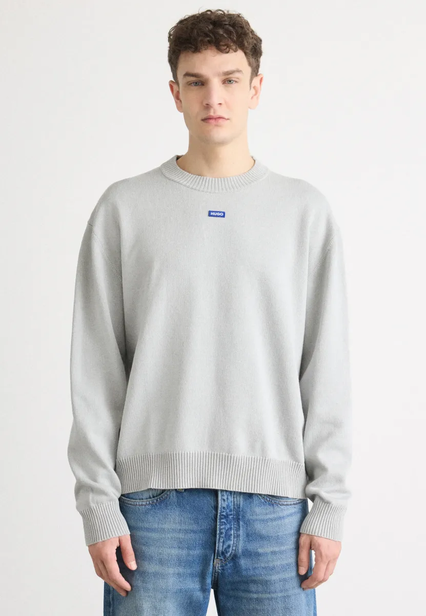 SAN CASEY - Strickpullover - open grey