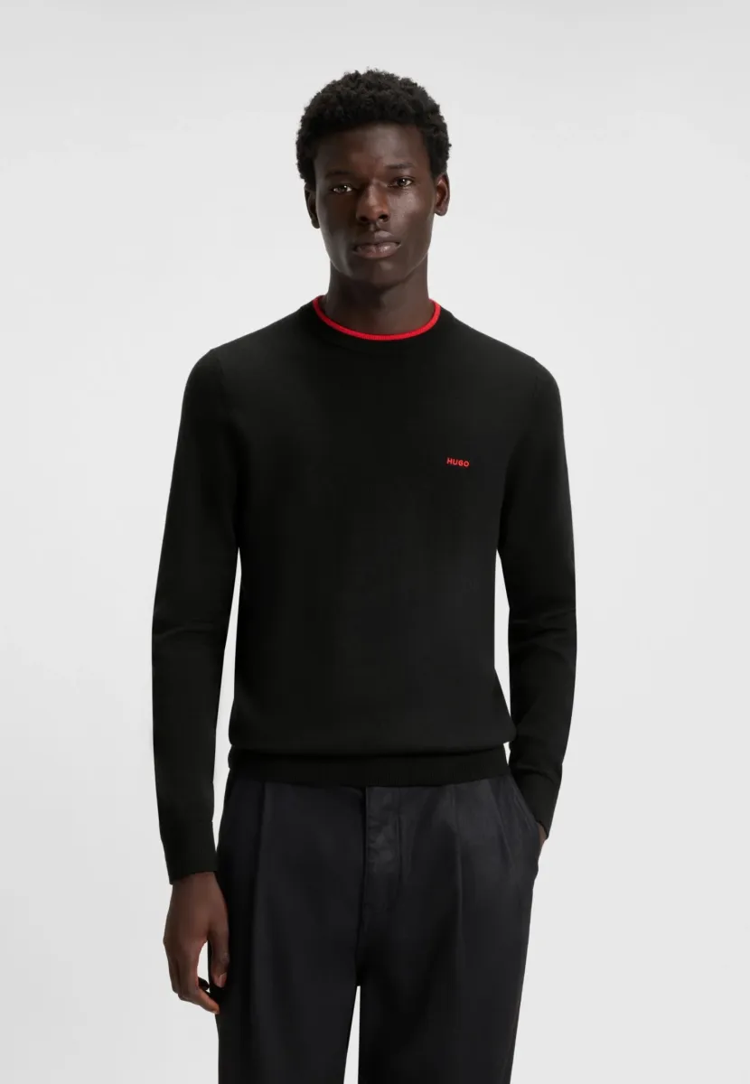 SAN CUDO - Strickpullover - black one