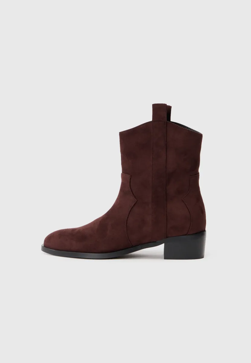 SANAAYA - Cowboy-/Bikerstiefelette - brown