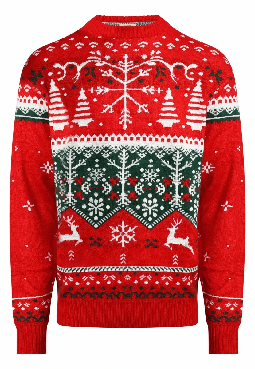 SANTA REGULAR FIT - Strickpullover - true red