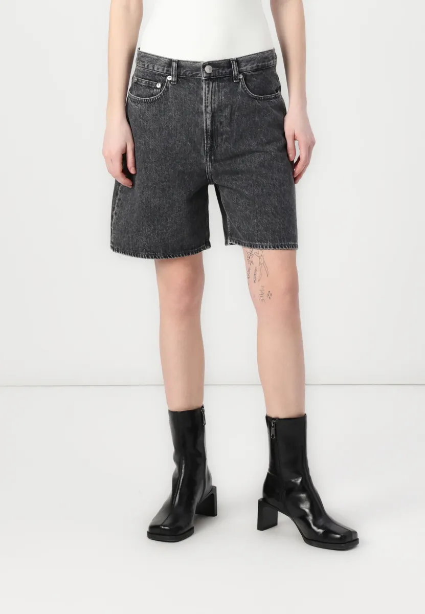 SASHELLY - Jeans Shorts - grey cloud