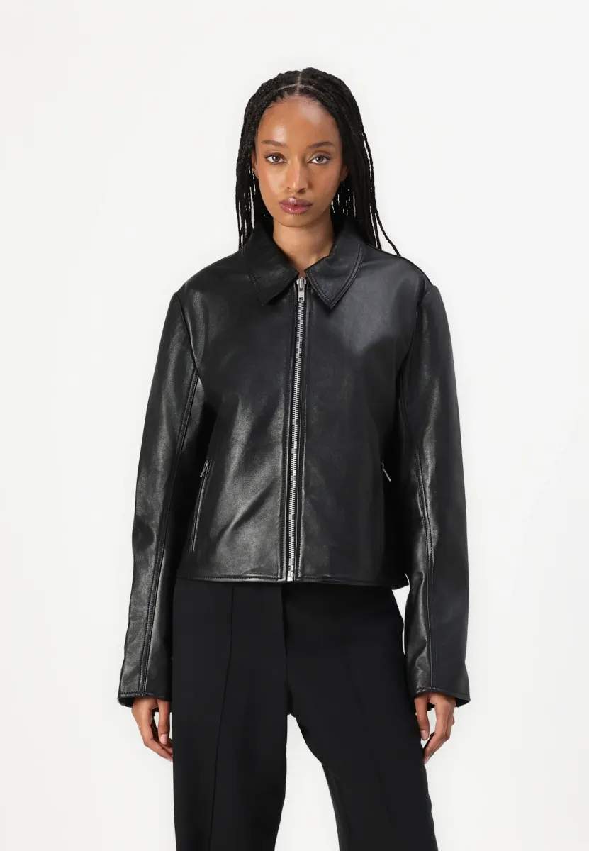SASHILOH - Lederjacke - black