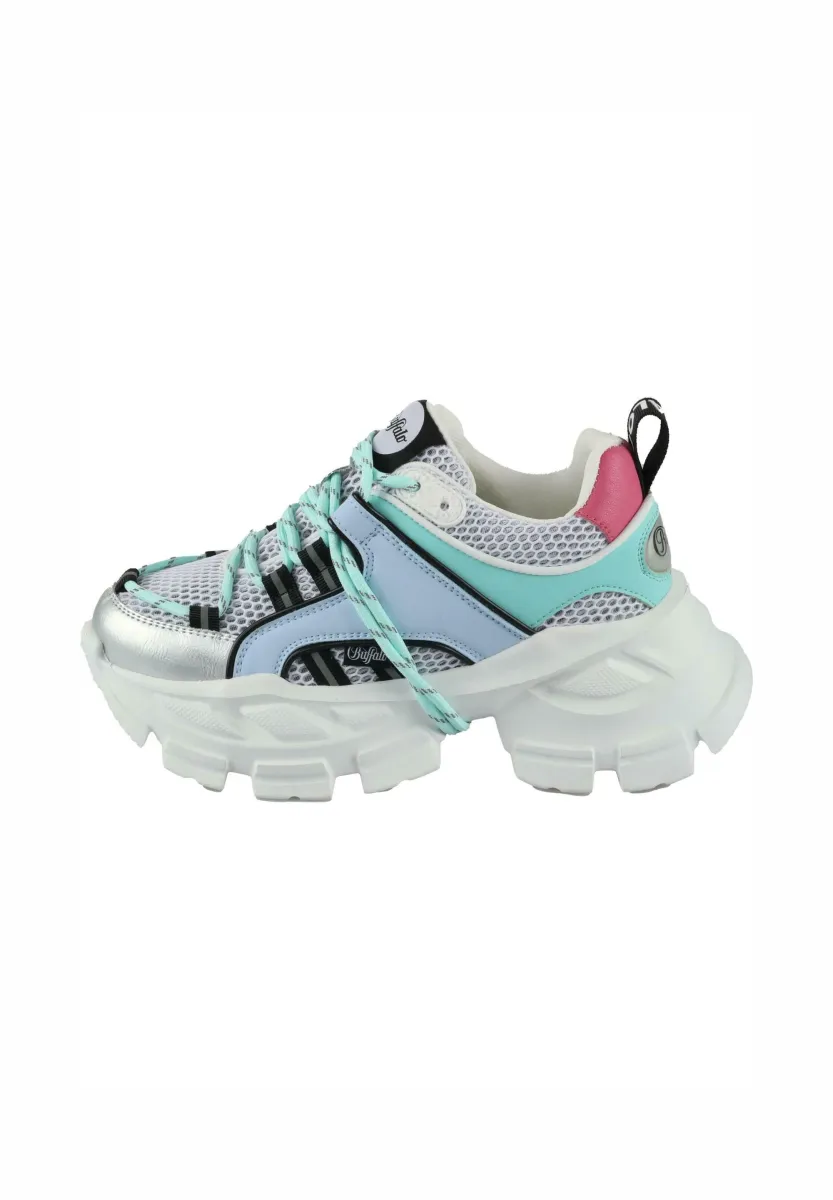 SATURN - Sneaker low - sivler blue pink