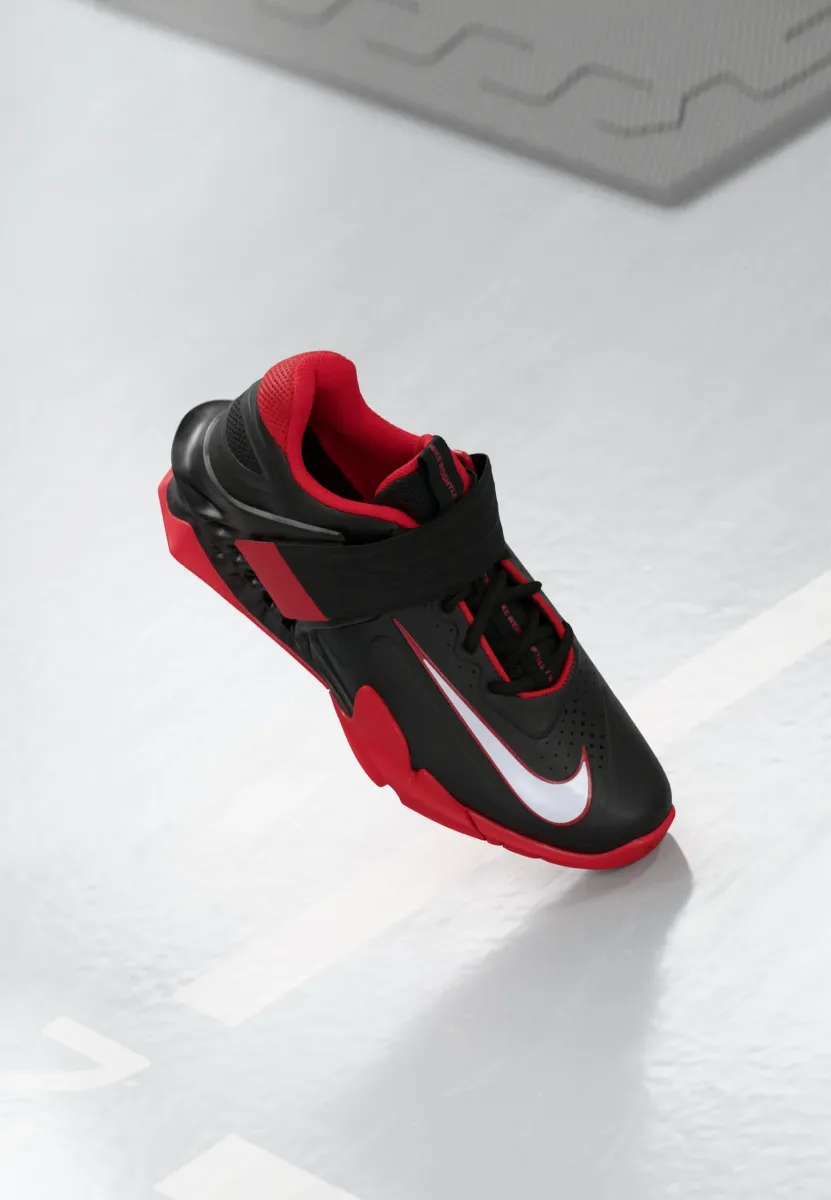 SAVALEOS - Trainingsschuh - black/white/university red