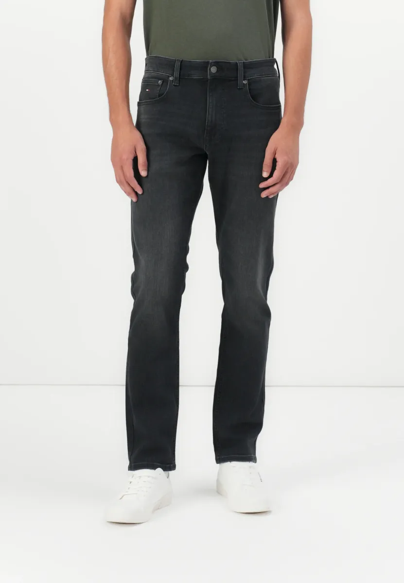 SCANTON SLIM - Jeans Straight Leg - denim black