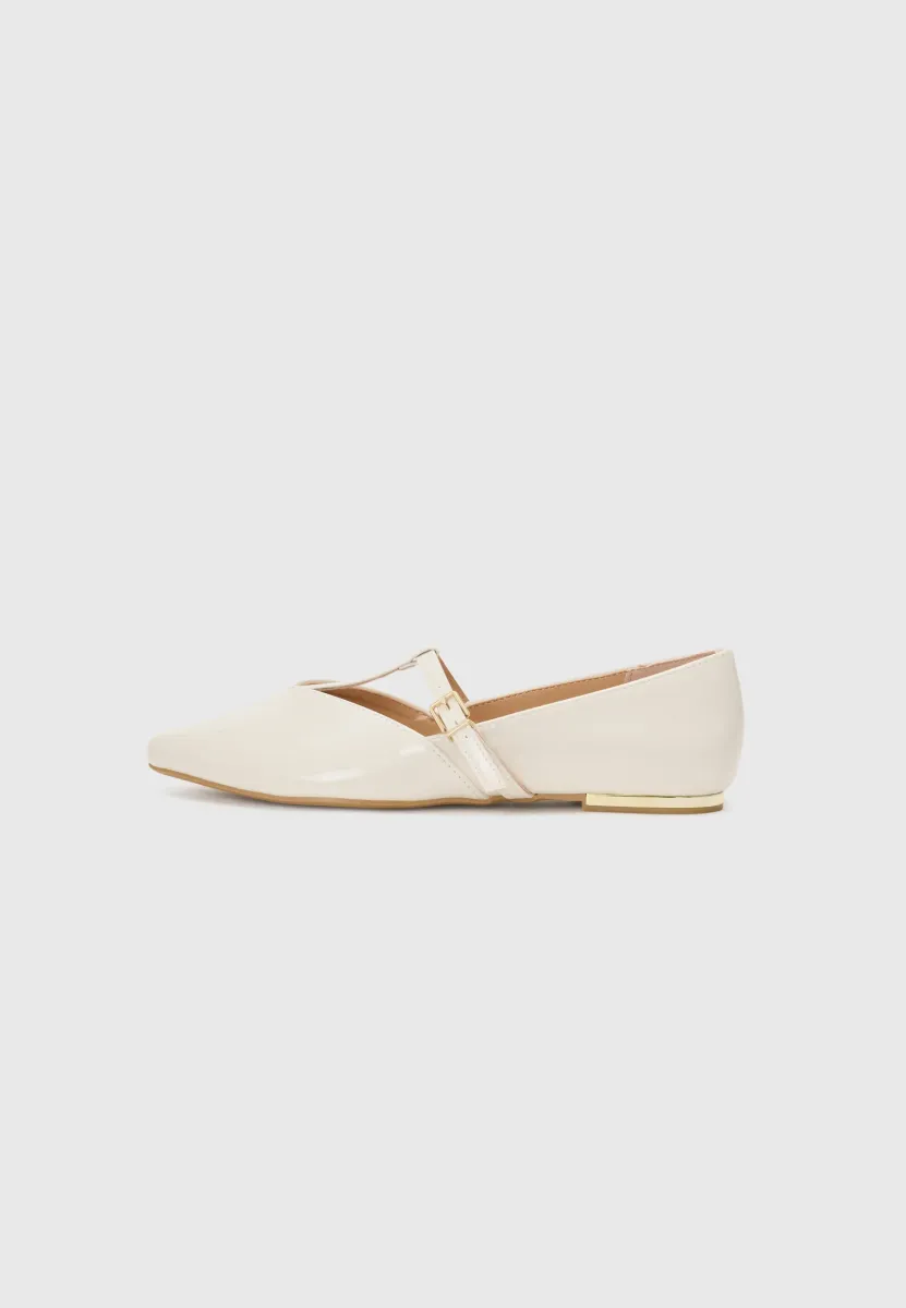 Schaftballerina - off white