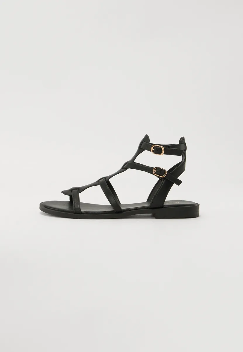 Schaftsandale - black