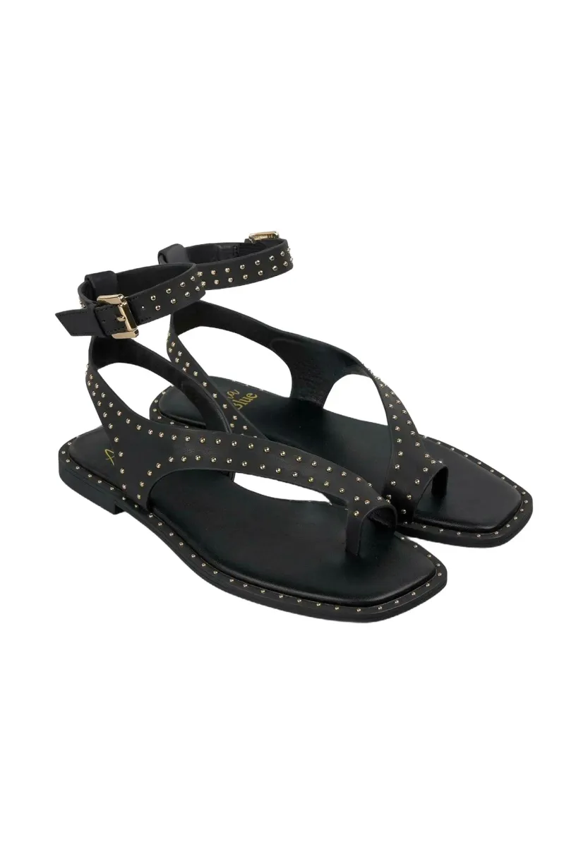 Schaftsandale - black