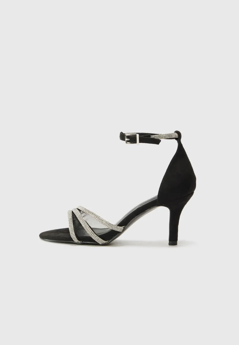 Schaftsandale - black