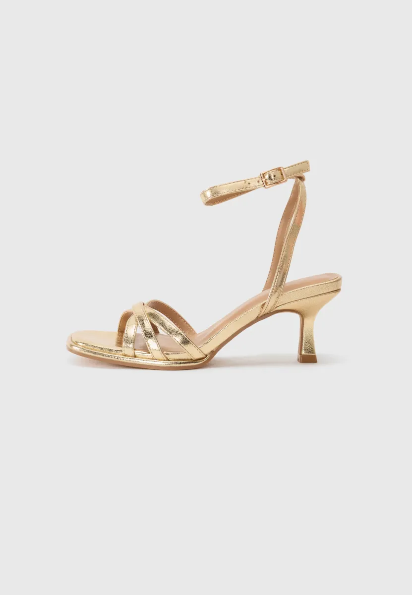 Schaftsandale - gold-coloured