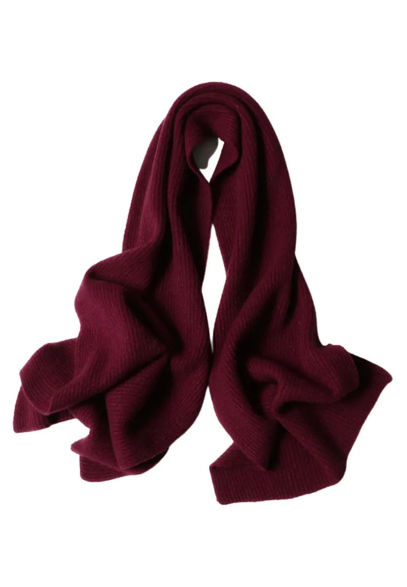 Schal - burgandy