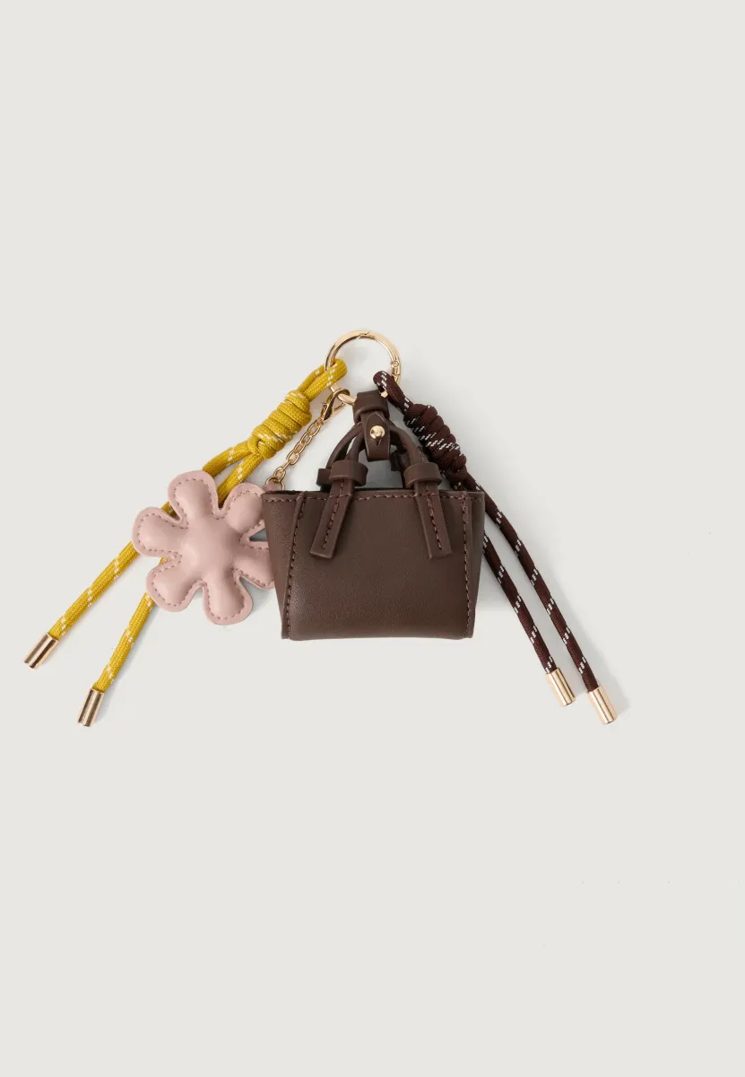 Schlüsselanhänger - brown/pink/yellow