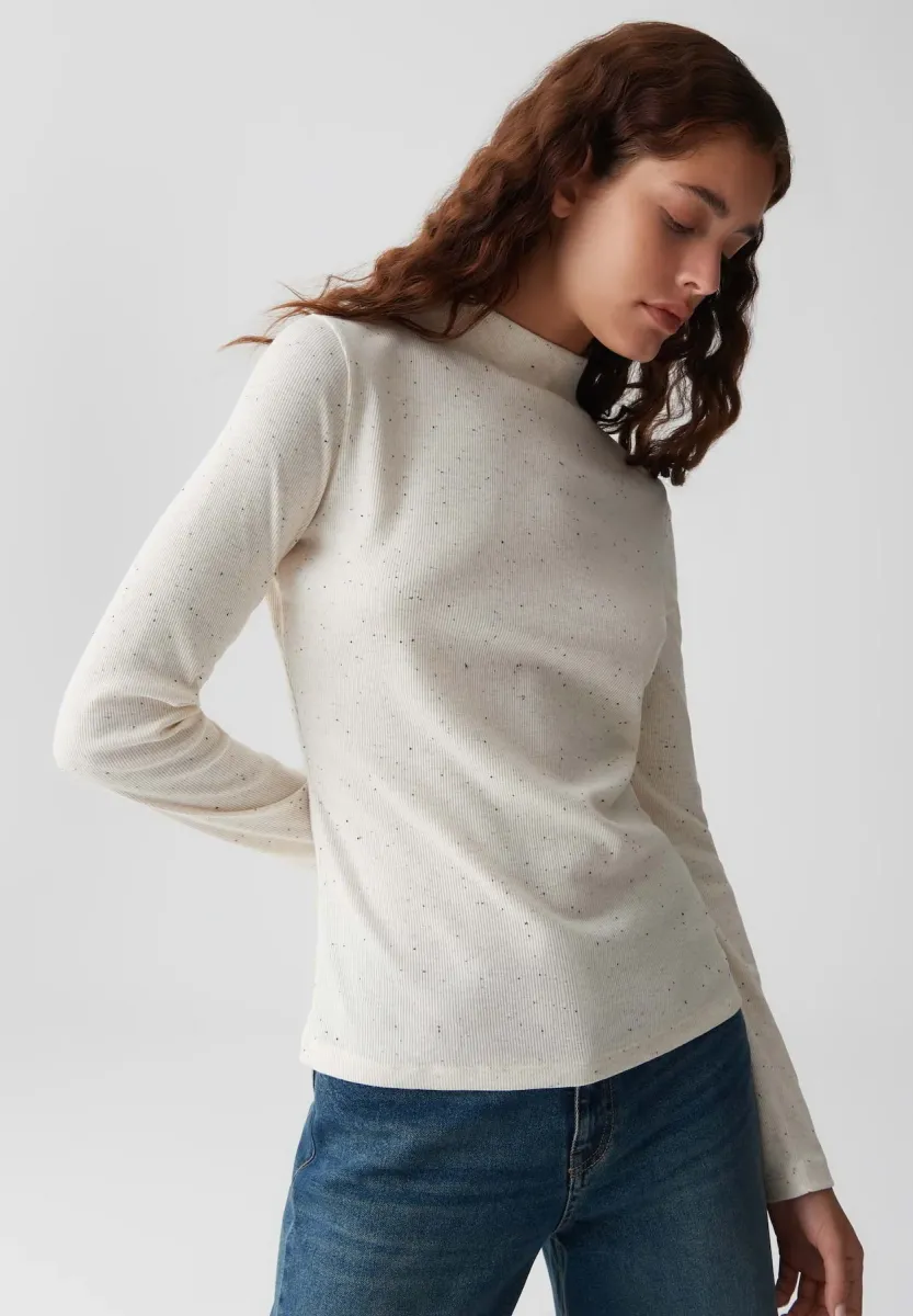 SCHMALE PASSFORM - Strickpullover - soft cream
