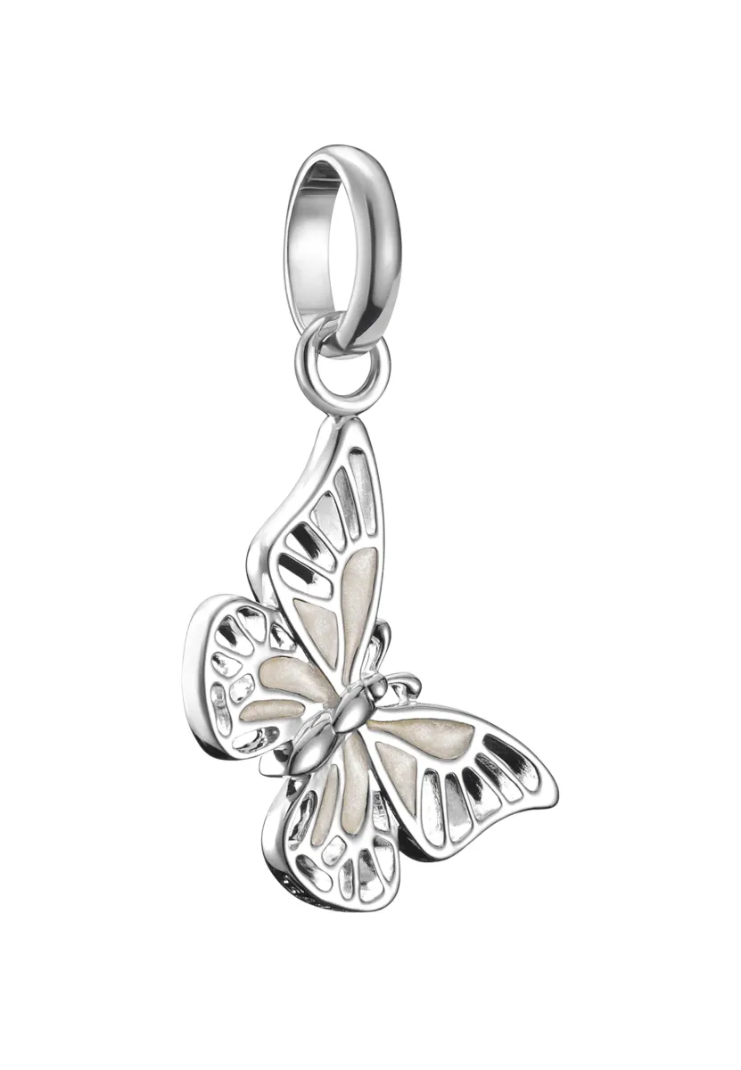 SCHMETTERLING CONNECT  - Anhänger - silberfarben weiß