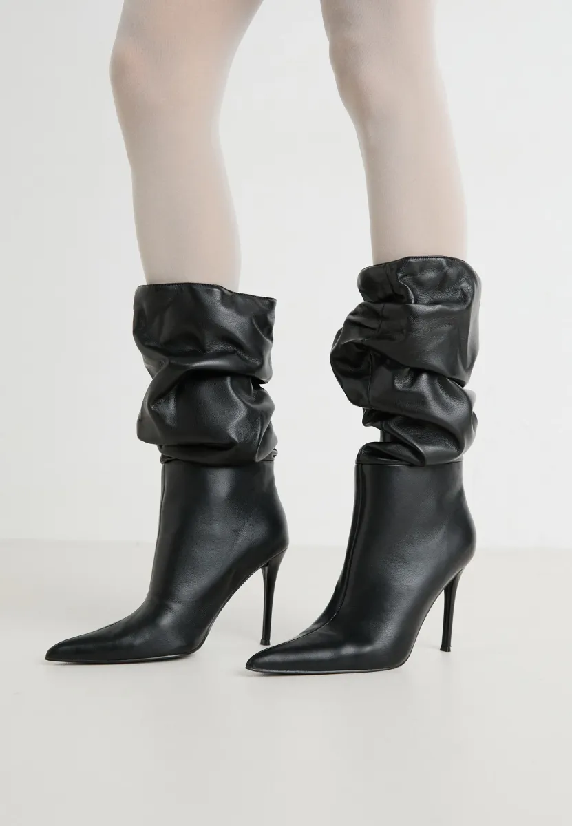 SCHMOOZE - High Heel Stiefel - black