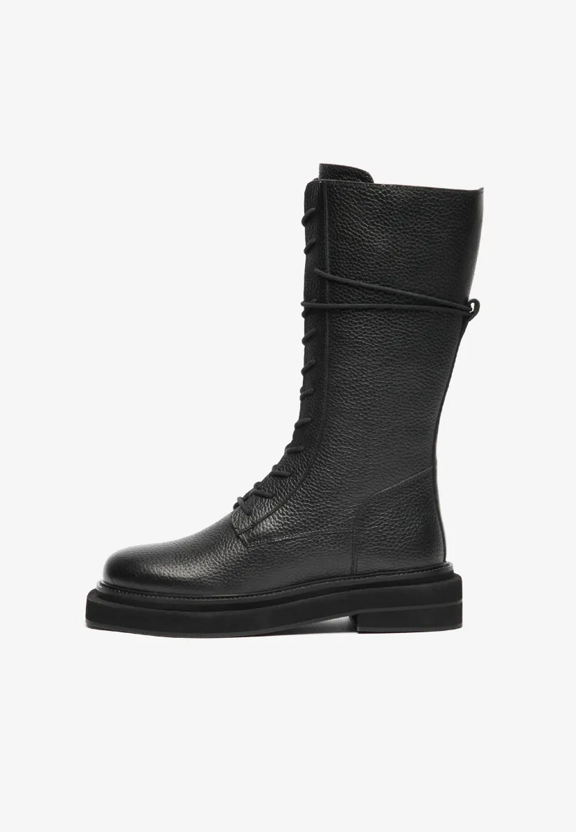 Schnürstiefel - black
