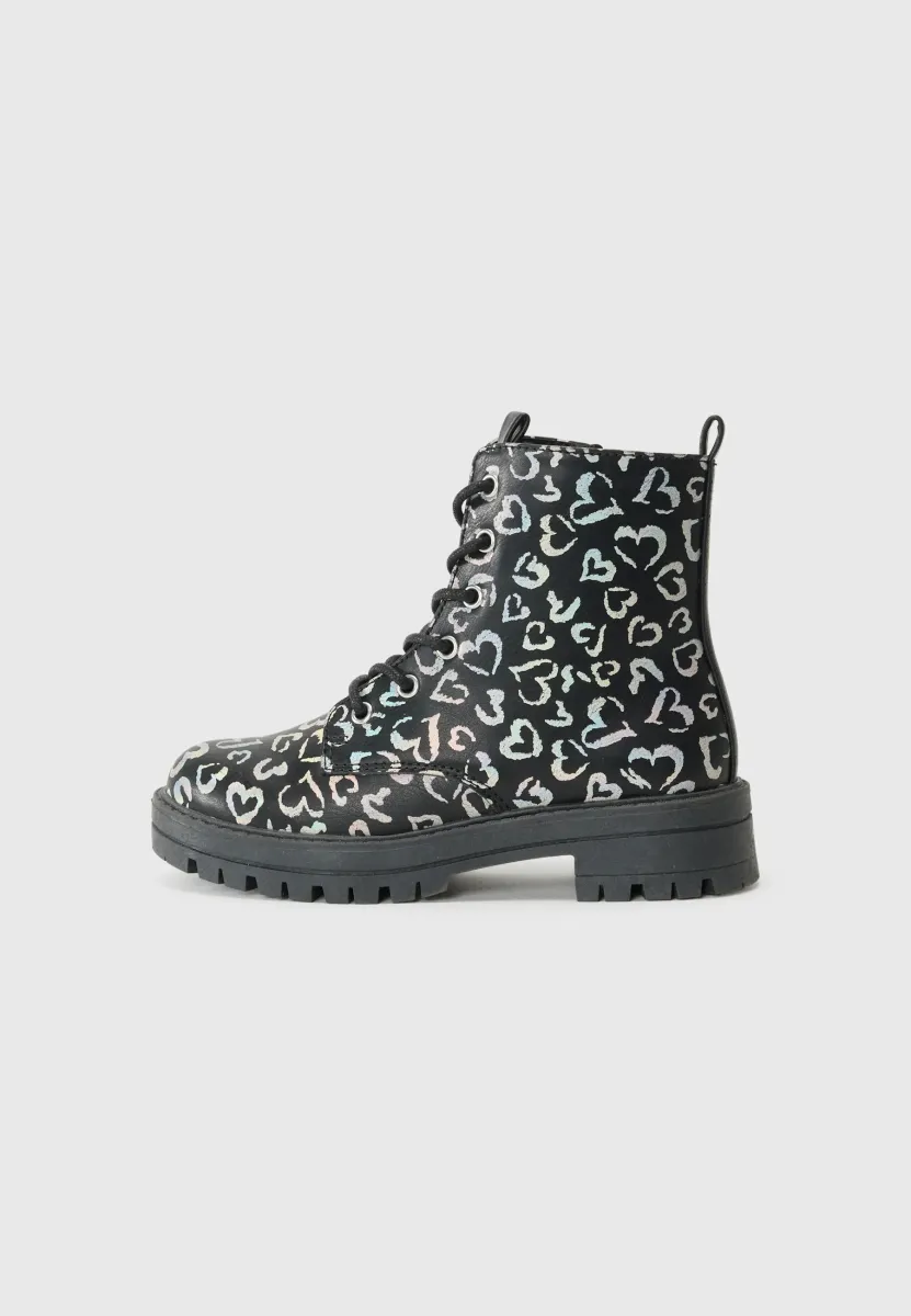 Schnürstiefel - black