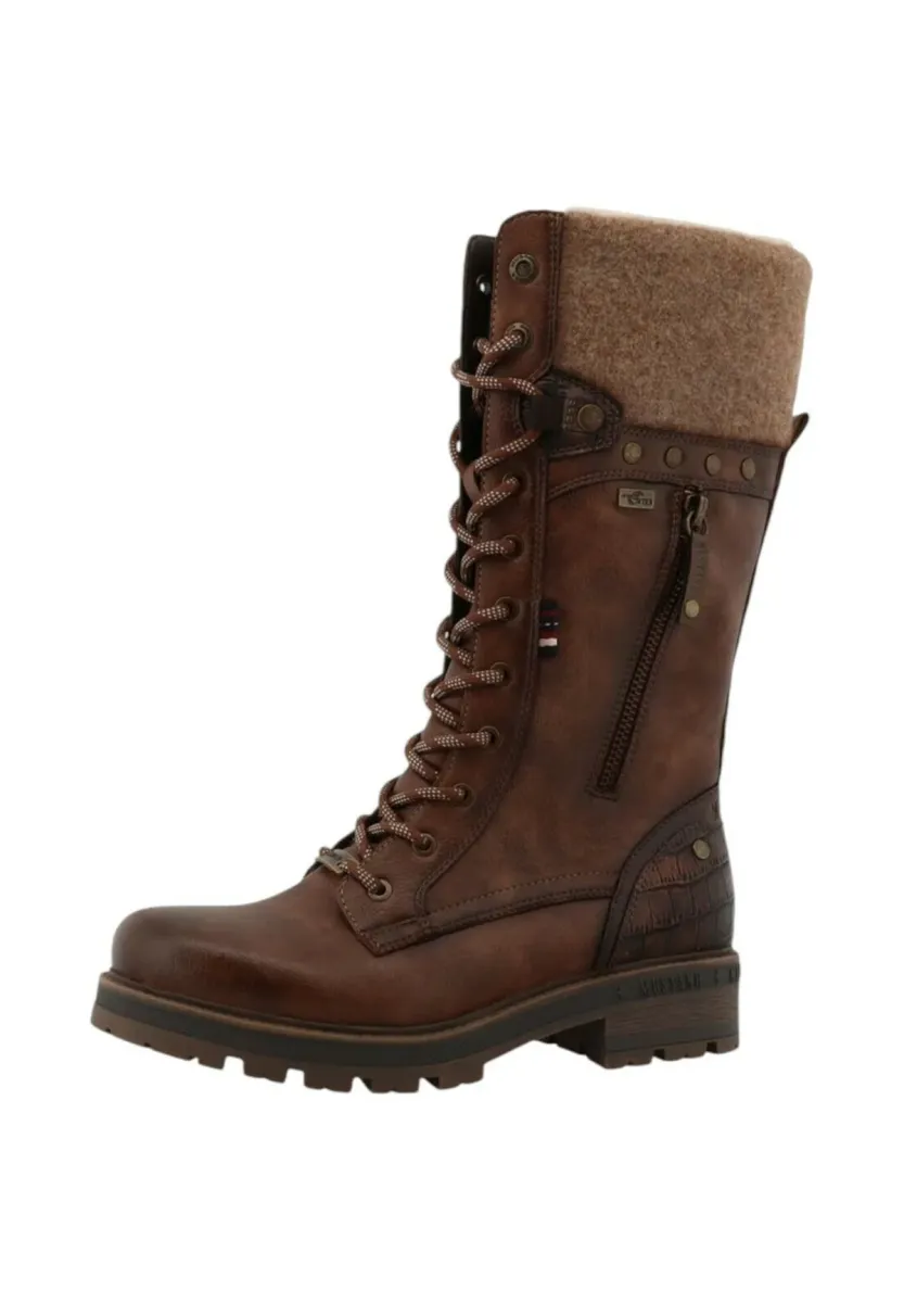 Schnürstiefel - marron