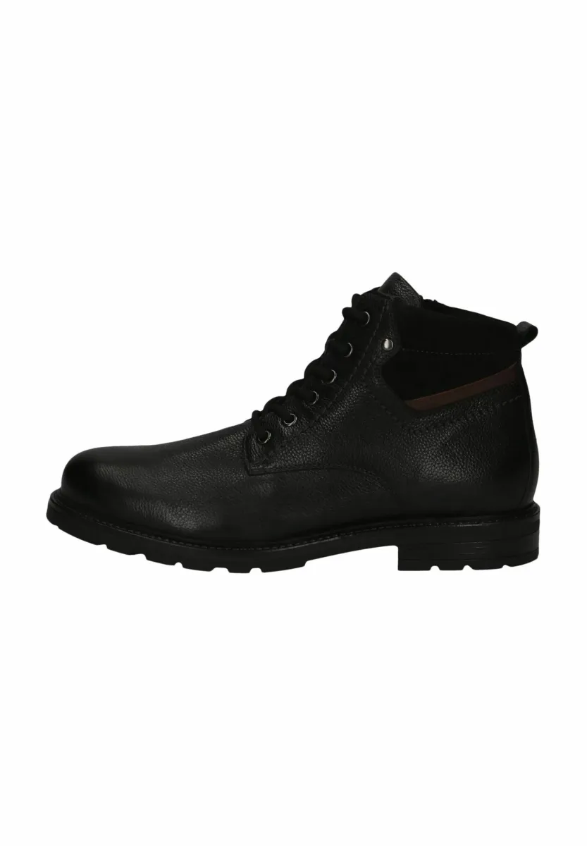 Schnürstiefelette - black comb