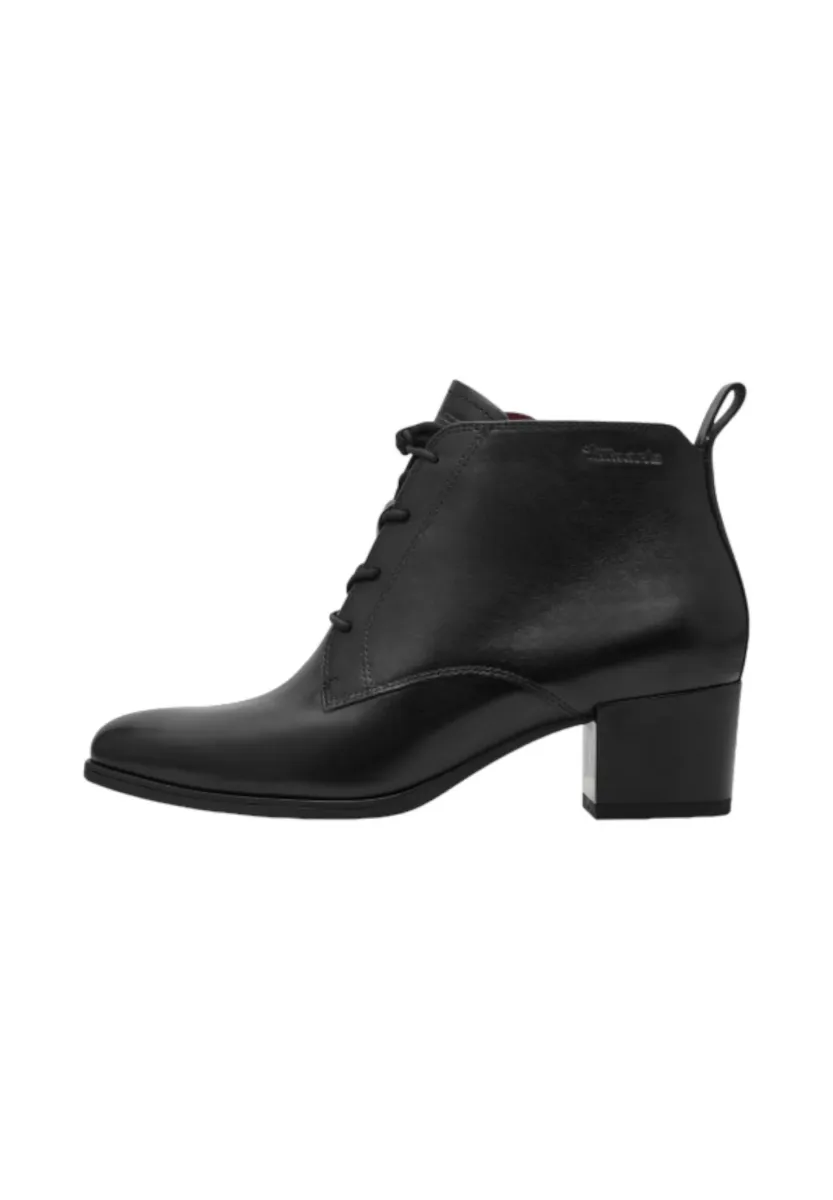 Schnürstiefelette - black